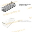 Торговый стеллаж с корзиной 1950*400*1000 - uralbiznesstroi.ru – Красноярск