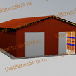 Быстровозводимый (Обшитый) склад 12000*25000*8000мм  3 яруса - uralbiznesstroi.ru – Красноярск
