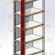  Шкаф сумочный разборный 400х500х1850 (ШхГхВ) 1х секционный 8-ячеечный S-0,6 мм (Дополнительная секция) - uralbiznesstroi.ru – Красноярск