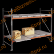 Стеллаж с выкатными платформами  2500*2700*1050 2 яруса 6 платформ - uralbiznesstroi.ru – Красноярск