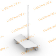 Торговые торцевые стеллажи 2350*400 1 полка - uralbiznesstroi.ru – Красноярск