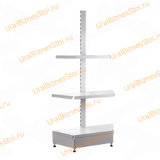 Торговые торцевые стеллажи 1950*500 3 полки - uralbiznesstroi.ru – Красноярск