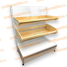 Торговый стеллаж для хлеба 1450*500*1000 3 полки - uralbiznesstroi.ru – Красноярск