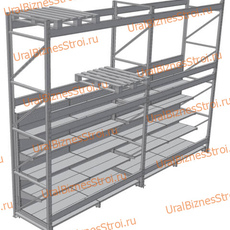 Стеллаж Cash & Carry 4000*7200*1050 - uralbiznesstroi.ru – Красноярск