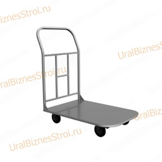 Телега грузовая платформенная ТПР-100 (500*800), г/п - 500 кг, два поворотных колеса - uralbiznesstroi.ru – Красноярск