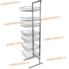 Стойка прикассовая 1800х600х350 , 7 корзин - uralbiznesstroi.ru – Красноярск