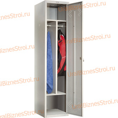 Шкаф гардеробный двухсекционный (1 дверь) 1850*500*400 S-0,6мм - uralbiznesstroi.ru – Красноярск