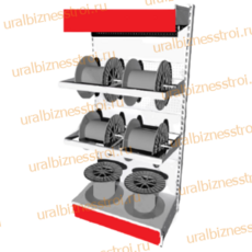 Торговый стеллаж для кабеля 1450*400*900 6 катушек - uralbiznesstroi.ru – Красноярск