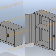 Антресоль для шкафа архивного 925*850*400 2-дверный - uralbiznesstroi.ru – Красноярск
