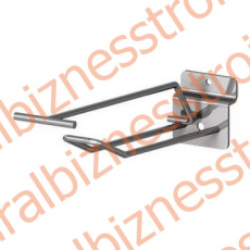 F326-300 Еврокрючок с ценник-лем,300мм,хром - uralbiznesstroi.ru – Красноярск