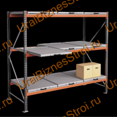 Стеллаж с выкатными платформами  2500*2700*1050 3 яруса 9 платформ - uralbiznesstroi.ru – Красноярск