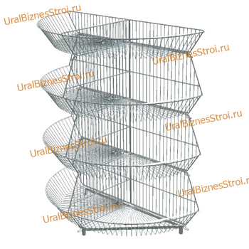 Горка из корзин полукруглая (КОШ) 3+1 облегченная - uralbiznesstroi.ru – Красноярск