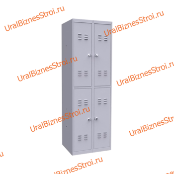 Шкаф гардеробный 4 секционный 4 двери 1850*500*700 S-0,5мм - uralbiznesstroi.ru – Красноярск