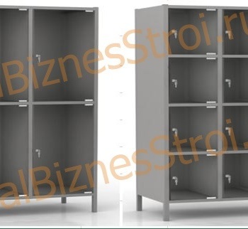  Шкаф сумочный разборный 300х500х1850 (ШхГхВ)  4-ячеечный S-0,7 мм - uralbiznesstroi.ru – Красноярск