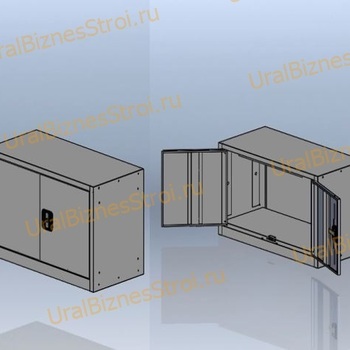Антресоль для шкафа архивного 460*1000*400 2-дверный - uralbiznesstroi.ru – Красноярск