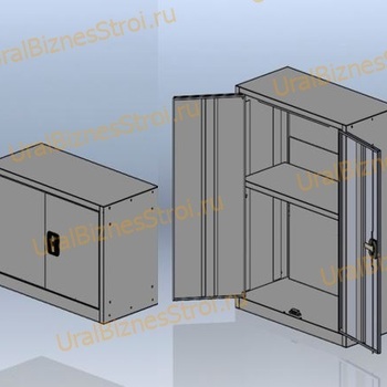 Антресоль для шкафа архивного 925*850*500 2-дверный - uralbiznesstroi.ru – Красноярск