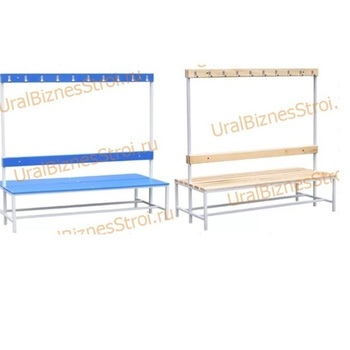 Скамья гардеробная 2стороння 450(1650)*700*2000 - uralbiznesstroi.ru – Красноярск