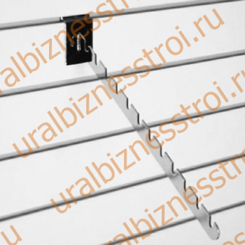 F 110 Держатель наклонный с 10-ю выемками, 400 мм, хром - uralbiznesstroi.ru – Красноярск