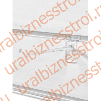 FP291 Крючок пластиковый,прозрачный 150 мм - uralbiznesstroi.ru – Красноярск
