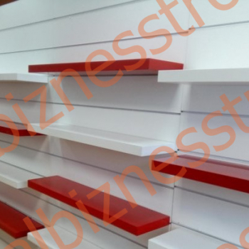 Полка ЛДСП/1200*300/(красная) - uralbiznesstroi.ru – Красноярск